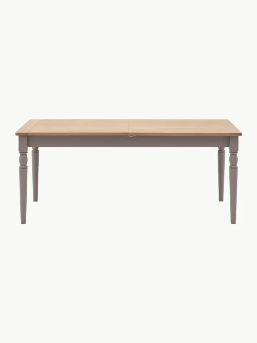 Uitschuifbare houten eettafel Eton, handgemaakt, 180 - 230 x 95 cm