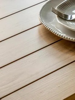 Uitschuifbare houten eettafel Eton, handgemaakt, 180 - 230 x 95 cm