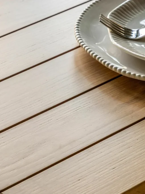 Uitschuifbare houten eettafel Eton, handgemaakt, 180 - 230 x 95 cm
