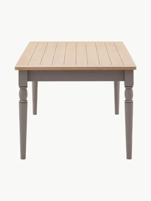 Uitschuifbare houten eettafel Eton, handgemaakt, 180 - 230 x 95 cm