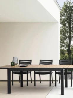 Uitschuifbare tuintafel Belmar, 220 - 340 x 100 cm
