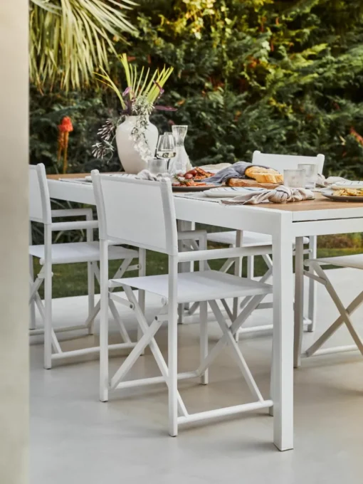 Uitschuifbare tuintafel Elias, 140 - 200 x 90 cm