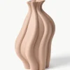 Vaas Blom van keramiek, H 33 cm
