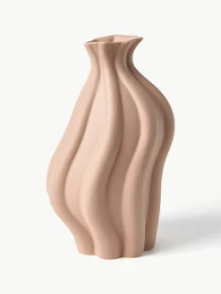 Vaas Blom van keramiek, H 33 cm
