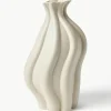 Vaas Blom van keramiek, H 33 cm
