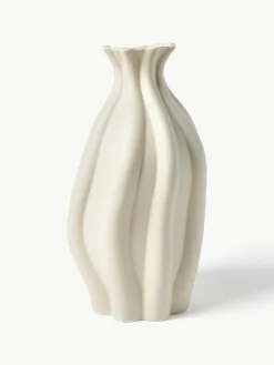 Vaas Blom van keramiek, H 33 cm