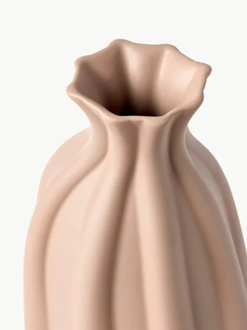 Vaas Blom van keramiek, H 33 cm