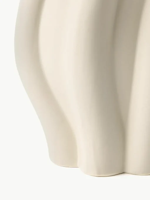 Vaas Blom van keramiek, H 33 cm
