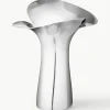 Vaas Bloom Botanica van edelstaal, H 33 cm