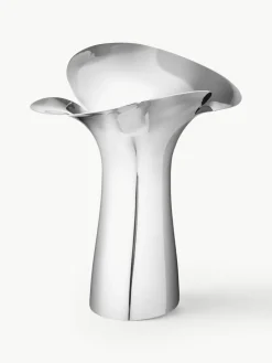 Vaas Bloom Botanica van edelstaal, H 33 cm