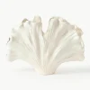 Vaas Gingko in schelpvorm, H 24 cm