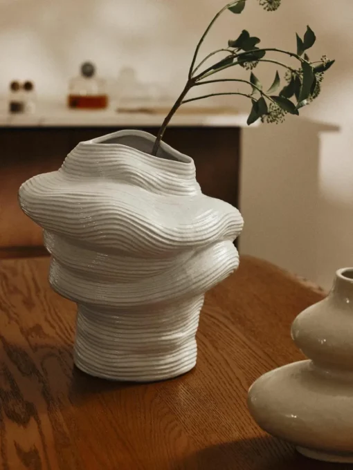 Vaas Moss van keramiek, H 36 cm