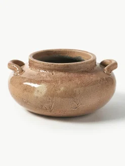 Vaas Veda van terracotta, H 16 cm