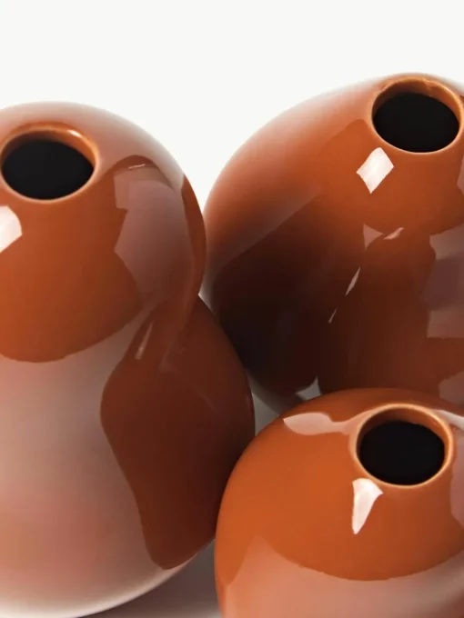 Vazen Madhuri van keramiek, set van 3
