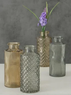 Vazen Panja van glas, set van 4