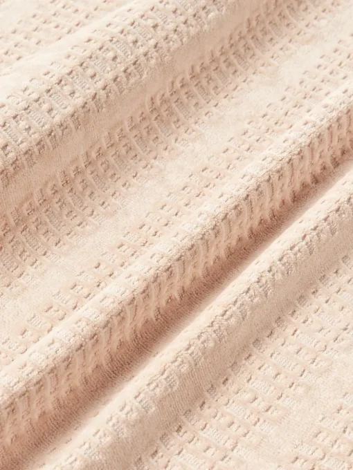 Velours handdoekenset Tallulah met decoratieve franjes, in verschillende formaten