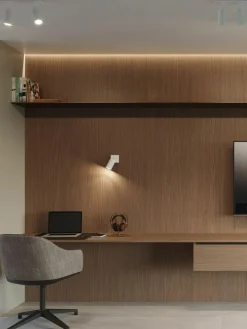 Verstelbare wand- en plafondspot Etna