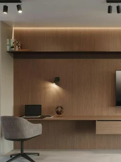 Verstelbare wand- en plafondspot Etna