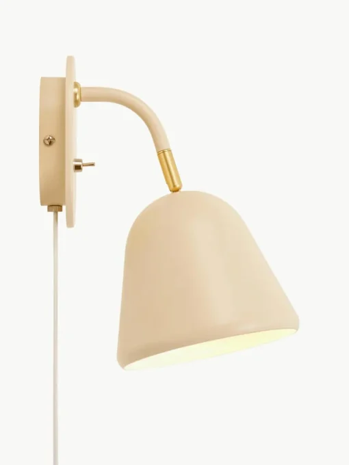 Verstelbare wandlamp Mala met stekker