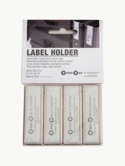 Verticale etikethouder Clips Label, 4 stuks