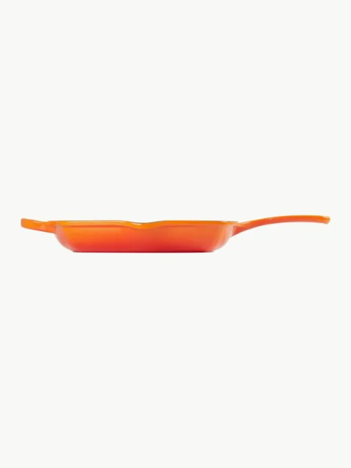 Vierkante grillpan Signature Collection van gietijzer met gegroefde structuur