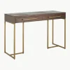 Visgraat sidetable Class met acaciahoutfineer