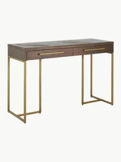Visgraat sidetable Class met acaciahoutfineer
