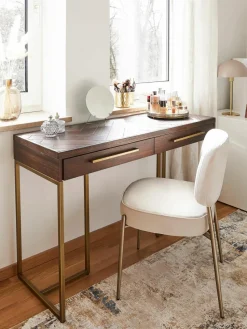 Visgraat sidetable Class met acaciahoutfineer
