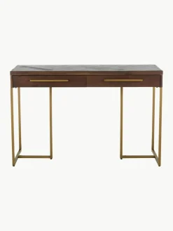 Visgraat sidetable Class met acaciahoutfineer