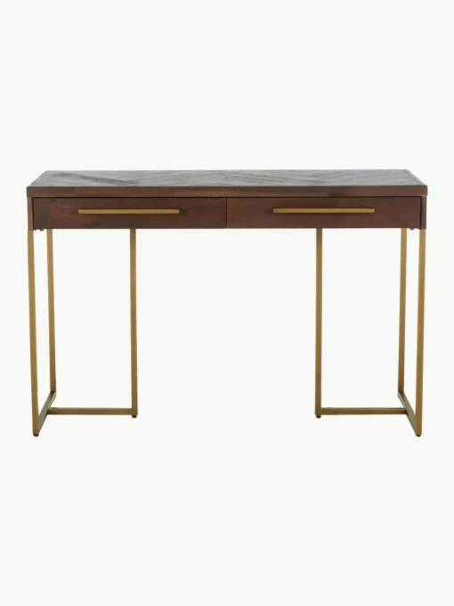 Visgraat sidetable Class met acaciahoutfineer
