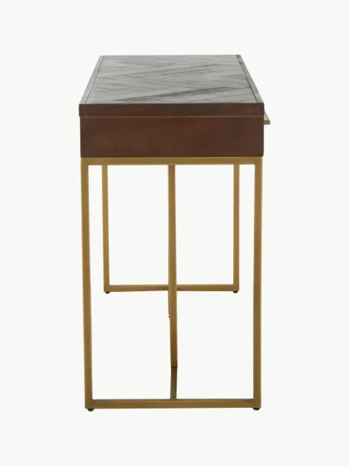Visgraat sidetable Class met acaciahoutfineer