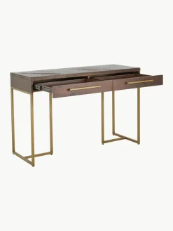 Visgraat sidetable Class met acaciahoutfineer