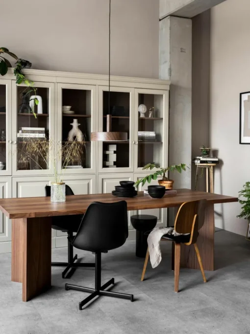 Vitrine Chow van grenenhout