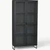 Vitrine Everett van eikenhout