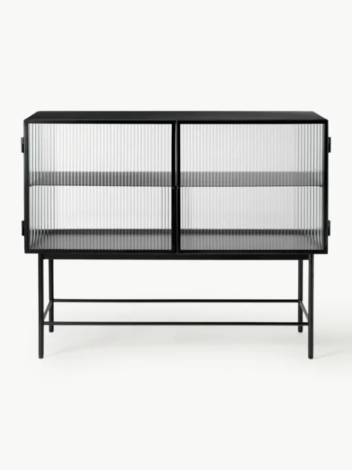 Vitrine Haze met glazen deuren