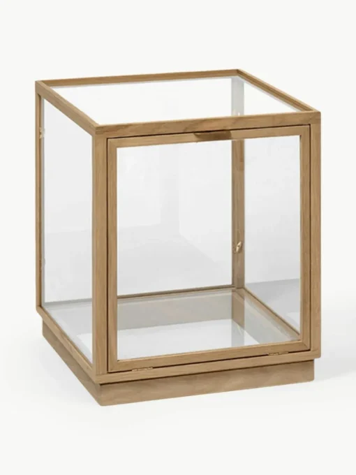 Vitrine Miru van eikenhout