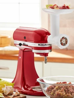 Vleesmolenopzetstuk KitchenAid van kunststof