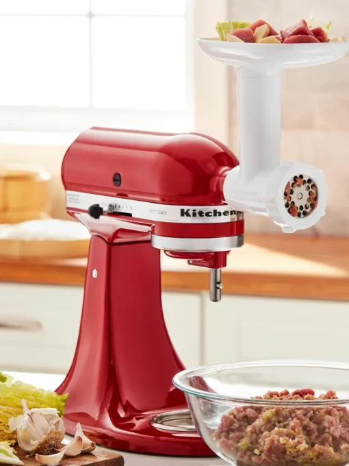 Vleesmolenopzetstuk KitchenAid van kunststof
