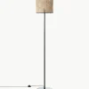 Vloerlamp Wiley met rotan kap