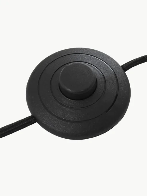 Vloerlamp Wiley met rotan kap