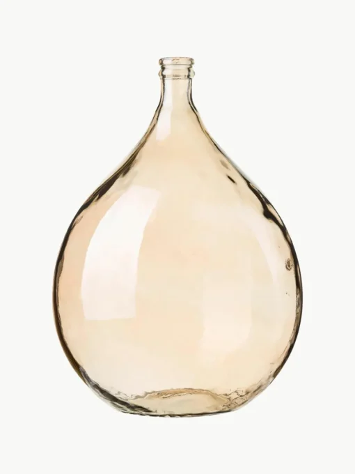 Vloervaas Drop van glas, H 56 cm
