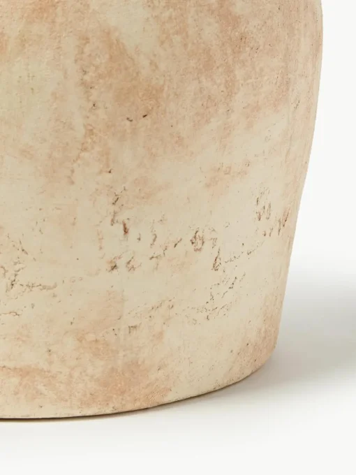 Vloervaas Hilo van terracotta, H 28 cm
