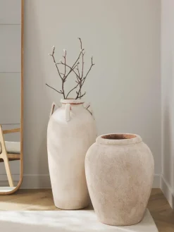 Vloervaas Liah met zandafwerking, H 70 cm