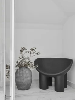 Vloervaas Rustik van beton, H 47 cm