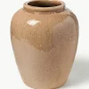 Vloervaas Veda van terracotta, H 39 cm