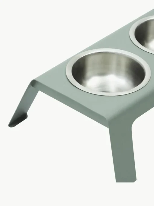 Voerbakken Rocky met standaard, 3-delig