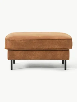 Voetenbank Hunter van gerecycled leer