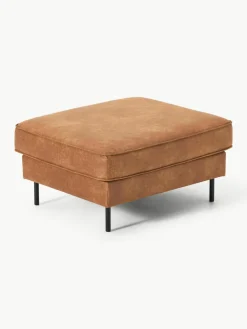 Voetenbank Hunter van gerecycled leer