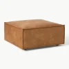Voetenbank Lennon van gerecycled leer