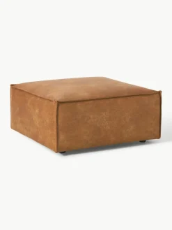 Voetenbank Lennon van gerecycled leer